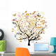 Beautiful Floral Tree Wall Decal