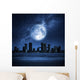 Stonehenge Full Moon Wall Decal