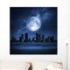 Stonehenge Full Moon Wall Decal