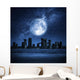 Stonehenge Full Moon Wall Decal