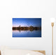 Chicago Skyline Reflecting Lake Wall Decal