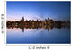 Chicago Skyline Reflecting Lake Wall Decal