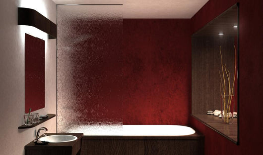 Red Bathroom 1 Wall Decal