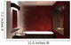 Red Bathroom 1 Wall Decal