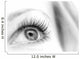 Eye Black and White Wall Decal