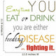 Eat and Drink Nutrition Wall Decal
