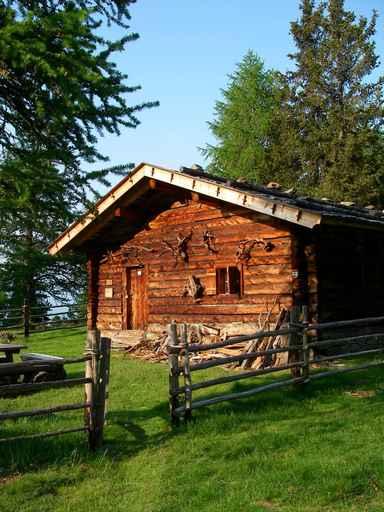 Log Cabin Wall Decal