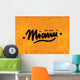 Miami Calligraphy Vector Template Wall Decal