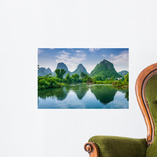 Karst Mountains Guilin Wall Decal