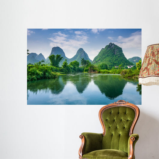 Karst Mountains Guilin Wall Decal