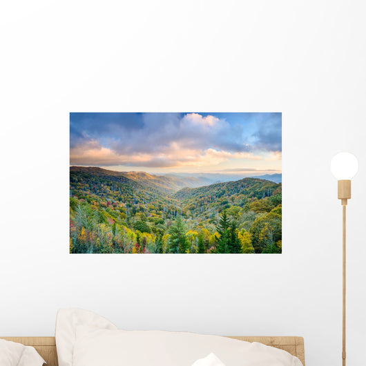 Smoky Mountains Autumn Wall Decal