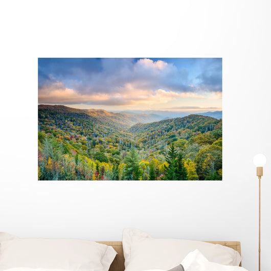 Smoky Mountains Autumn Wall Decal