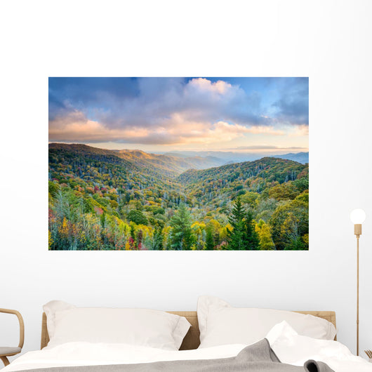 Smoky Mountains Autumn Wall Decal