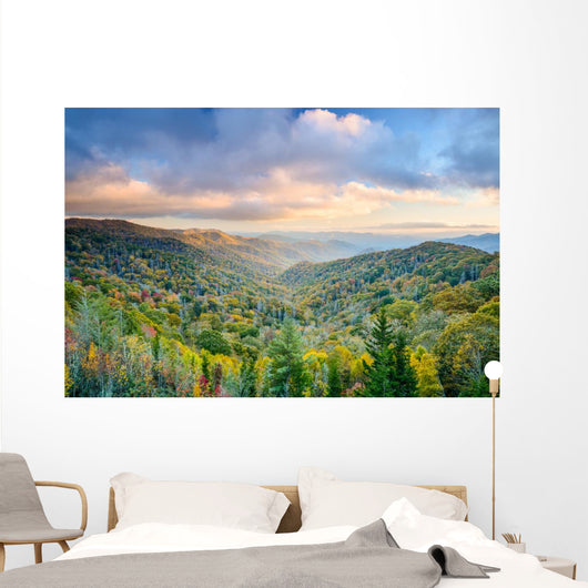 Smoky Mountains Autumn Wall Decal