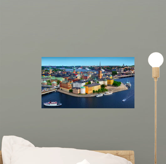 Panorama of Stockholm, Sweden Wall Mural