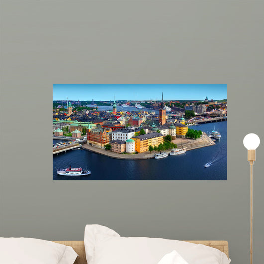 Panorama of Stockholm, Sweden Wall Mural