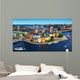 Panorama of Stockholm, Sweden Wall Mural