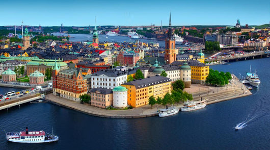 Panorama of Stockholm, Sweden Wall Mural