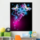 Butterflies and Flower Wall Decal