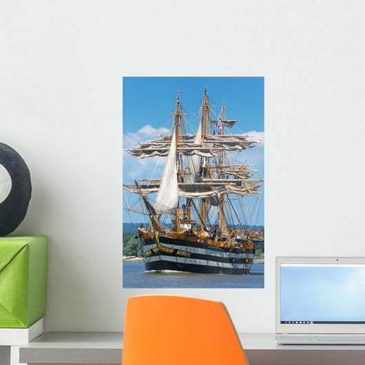 Sailboat Italy Wall Decal
