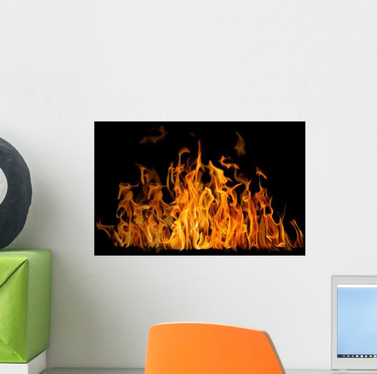 Dark and Bright Orange Wall Decal