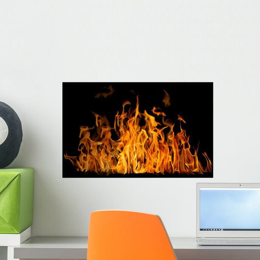 Dark and Bright Orange Wall Decal