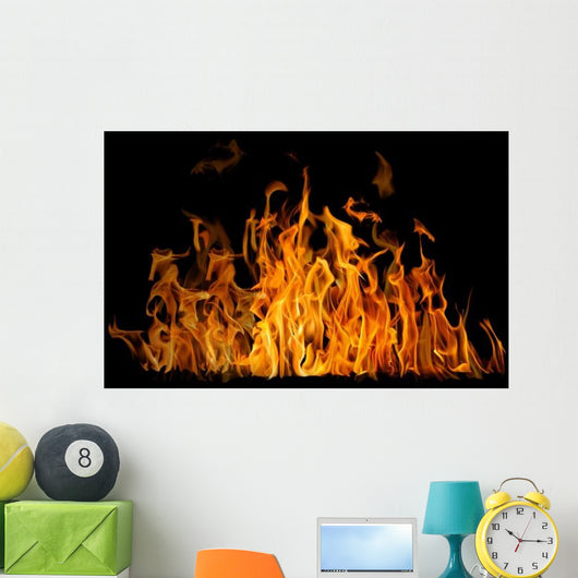 Dark and Bright Orange Wall Decal