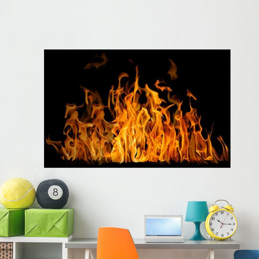 Dark and Bright Orange Wall Decal