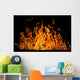 Dark and Bright Orange Wall Decal
