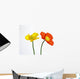 Yellow and Orange Poppy Wall Decal