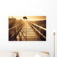 Landscape Wooden Path with Wall Decal