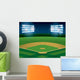 Baseball Softball Field Lit Wall Decal