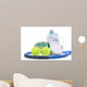 Tennis Shoes Balls Racket Wall Decal