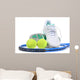 Tennis Shoes Balls Racket Wall Decal