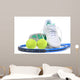 Tennis Shoes Balls Racket Wall Decal