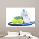 Tennis Shoes Balls Racket Wall Decal