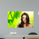 Healthy Girl Floral Wall Decal