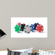 Casino Chips Wall Decal