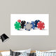 Casino Chips Wall Decal