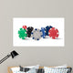 Casino Chips Wall Decal