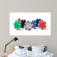 Casino Chips Wall Decal