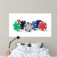 Casino Chips Wall Decal