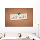 Let's Rock Wall Decal