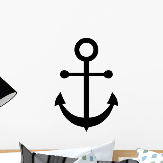 Marine Anchor Silhouette Wall Decal