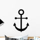 Marine Anchor Silhouette Wall Decal