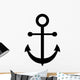 Marine Anchor Silhouette Wall Decal