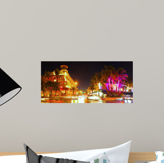 Miami Beach Florida Colorful Wall Decal