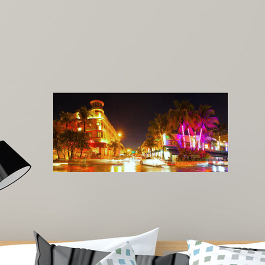 Miami Beach Florida Colorful Wall Decal
