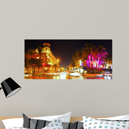 Miami Beach Florida Colorful Wall Decal