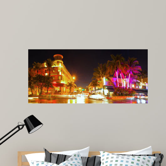 Miami Beach Florida Colorful Wall Decal